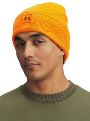 Under Armour Czapka "Halftime Cuff" w kolorze pomarańczowym rozmiar: onesize. Pomarańczowe czapki zimowe Under Armour, bez wzorów, z materiału. Za 80.65 zł.