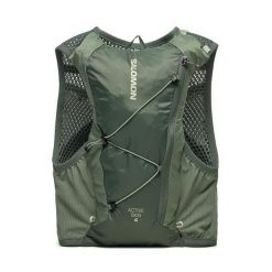 Kamizelka biegowa Salomon. Zielone kamizelki sportowe Salomon, m, bez wzorów, bez kaptura, do biegania. Za 379.99 zł.