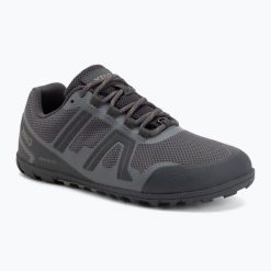 Buty barefoot męskie Xero Shoes Mesa Trail WP. Szare buty trekkingowe XERO SHOES, bez wzorów, bez zapięcia, trekkingowe. Za 549.99 zł.
