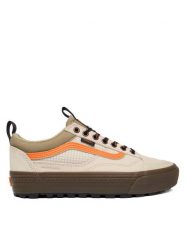 Vans Sneakersy MTE Old Skool Waterproof Insulated VN000DAZF881 Beżowy. Brązowe buty sportowe casual Vans, bez wzorów, z materiału, bez zapięcia. Za 579.99 zł.