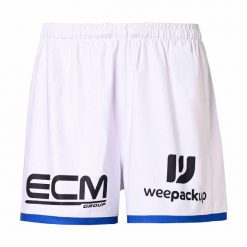 Krótki FC Grenoble Rugby Ryder Pro 2022/23. Białe szorty Kappa, bez wzorów, sportowe. Za 236.10 zł.