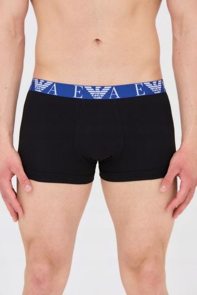 EMPORIO ARMANI Bokserki czarne 3-pack, Rozmiar M. Czarne bokserki Emporio Armani, m, bez wzorów, z gumy. W wyprzedaży za 201.99 zł.