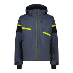 Kurtka narciarska z kapturem i zamkiem CMP. Szare kurtki narciarskie i snowboardowe CMP, m, bez wzorów, narciarskie. W wyprzedaży za 639.05 zł.