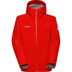 Kurtka z membraną męska Mammut Crater Light HS Hooded Jacket. Czerwone kurtki Mammut, l, bez wzorów, z gore-texu, bez kaptura. Za 1,581.00 zł.