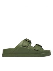 Blauer Klapki S6HOLLEY02/EVA Zielony. Zielone klapki Blauer, ze skóry. Za 199.99 zł.