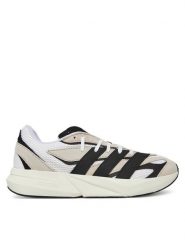 Adidas Sneakersy Lightblaze JH6944 Beżowy. Brązowe buty sportowe casual Adidas, bez wzorów, z materiału, bez zapięcia. Za 319.99 zł.