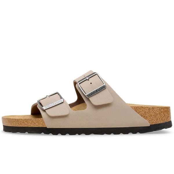 Klapki Birkenstock Arizona Birkibuc Dorosłych. Szare klapki Birkenstock, z nubiku. Za 422.96 zł.