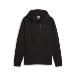 Bluza Sportowa Męska Puma Pumatech Fz. Czarne bluzy z kapturem Puma, m, bez wzorów, z kapturem. Za 247.99 zł.