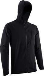 Kurtka rowerowa MTB męska Leatt Trail 1.0. Czarne kurtki LEATT, m, bez wzorów, z materiału, z kapturem. Za 389.99 zł.