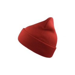 Czapka Wind Double Skin With Turn Up. Czerwone czapki zimowe ATLANTIS, bez wzorów. Za 29.99 zł.