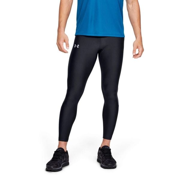 Legginsy męskie Under Armour SPEED STRIDE TIGHT. Czarne legginsy długie sportowe Under Armour, m, bez wzorów, na fitness i siłownię. Za 89.99 zł.