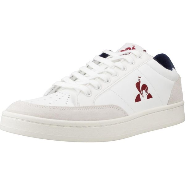 Buty LE COQ SPORTIF COURTNET Biały. Białe buty trekkingowe le coq sportif, bez wzorów, ze skóry, bez zapięcia, trekkingowe. Za 313.99 zł.