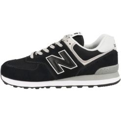 Buty do chodzenia męskie New Balance 574. Czarne buty sportowe casual New Balance, bez wzorów, z gumy, bez zapięcia, new balance 574. Za 549.99 zł.