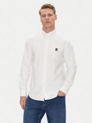 Tommy Hilfiger Koszula Heritage MW0MW39235 Biały Regular Fit. Białe koszule Tommy Hilfiger, m, bez wzorów, z bawełny, bez kołnierzyka, bez ramiączek. Za 299.99 zł.