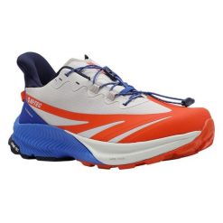 Męskie Wodoodporne Buty Sportowe Nomad Adv. Brązowe buty turystyczne Hi-tec, bez wzorów, bez zapięcia. Za 446.99 zł.