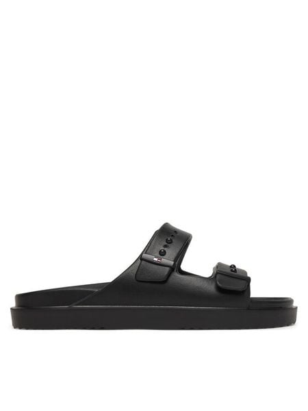 Tommy Hilfiger Klapki Light Adjustable FM0FM05757 Czarny. Czarne klapki Tommy Hilfiger, z syntetyku. Za 209.99 zł.