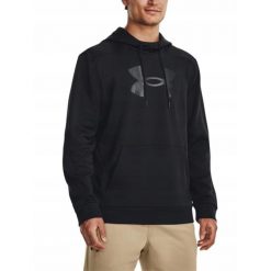 Bluza na co dzień męska UNDER ARMOUR z kapturem. Czarne bluzy z kapturem Under Armour, m, bez wzorów, z kapturem. Za 289.00 zł.