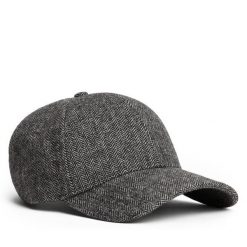 Czapka z daszkiem Tommy Hilfiger. Szare czapki z daszkiem Tommy Hilfiger, bez wzorów. Za 179.99 zł.