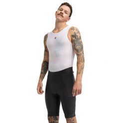 Męskie turystyczne spodenki rowerowe z wkładką Kolarstwo Siroko Tour Black. Czarne spodenki rowerowe SIROKO, m, bez wzorów, z tkaniny, rowerowe. Za 255.00 zł.