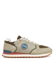 Colmar Sneakersy Travis SS25/069 Beżowy. Brązowe buty sportowe casual Colmar, bez wzorów, ze skóry, bez zapięcia. Za 379.99 zł.