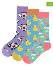 Lucky Socks Skarpety (3 pary) ze wzorem rozmiar: 37-44. Skarpety Lucky Socks, bez wzorów, prążkowane. Za 43.99 zł.
