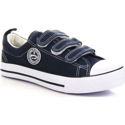 American Club Granatowe tenisówki męskie na rzepy American Club 44. Trampki marki American CLUB. Za 49.99 zł.