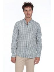 The Time of Bocha Koszula w kolorze zielono-białym rozmiar: S. Białe koszule The Time of Bocha, s, bez wzorów, z bawełny, bez kołnierzyka, bez ramiączek. Za 104.89 zł.