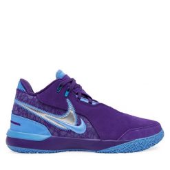 Buty do koszykówki Nike. Fioletowe buty do koszykówki Nike, bez zapięcia, do koszykówki. Za 779.99 zł.