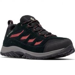 Buty trekkingowe męskie Columbia Męskie Crestwood Waterproof. Czarne buty trekkingowe Columbia, bez wzorów, z materiału, bez zapięcia, trekkingowe. Za 339.00 zł.