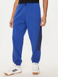 Adidas Spodnie dresowe Future Icons 3-Stripes Polar IV5131 Niebieski Regular Fit. Niebieskie bluzy z polaru Adidas, m, bez wzorów, z dresówki, bez kaptura. Za 189.99 zł.