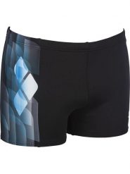 Arena Kąpielówki "Mirrors" w kolorze czarno-turkusowym rozmiar: 8. Czarne kąpielówki Arena, bez wzorów, z materiału. Za 48.05 zł.