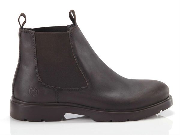 Sztyblety męskie LUMBERJACK CHARLIE. Czarne sztyblety Lumberjack, bez wzorów, ze skóry, bez obcasa, bez zapięcia. Za 300.98 zł.