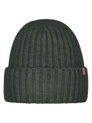 Barts Czapka "Wyon" w kolorze zielonym rozmiar: onesize. Zielone czapki zimowe Barts, z aplikacjami, ze splotem. Za 91.56 zł.