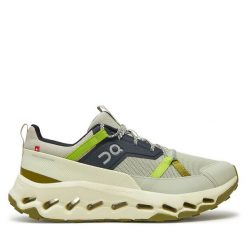 Trekkingi On. Brązowe buty trekkingowe On, bez wzorów, bez zapięcia. Za 749.99 zł.