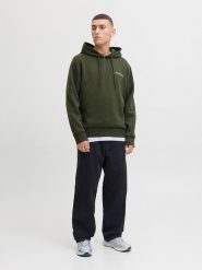 Jack & Jones Bluza w kolorze zielonym rozmiar: XL. Zielone bluzy Jack & Jones, xl, bez wzorów, z kapturem. Za 78.99 zł.