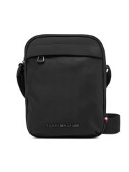 Tommy Hilfiger Saszetka Th Repreve Mini Reporter AM0AM13185 Czarny. Czarne saszetki i nerki Tommy Hilfiger, bez wzorów, z materiału. Za 269.99 zł.