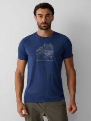 4F Koszulka trekkingowa z włókna bambusowego męska - denim L. T-shirty 4F, l, bez wzorów, z denimu, bez kołnierzyka, bez ramiączek. Za 119.99 zł.