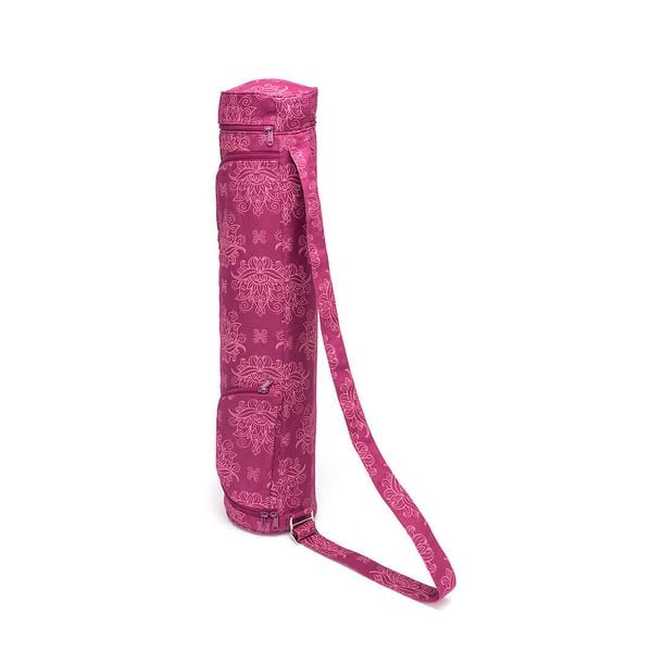 Bawełniana torba na matę do jogi Bodhi Asana Bag 70 - różowy. Czerwone torby na ramię BODHI, bez wzorów, z bawełny, bez dodatków. W wyprzedaży za 109.99 zł.