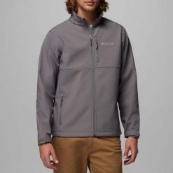 Męska kurtka Columbia Ascender Softshell J 1556534023. Szare kurtki Columbia, m, bez wzorów, z jeansu, bez kaptura. Za 319.00 zł.