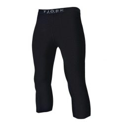 Męskie legginsy termoaktywne 3/4 ze 100% wełny merynosów - Finn 210. Czarne bielizna termoaktywna FJORK MERINO, na zimę, m, bez wzorów, z wełny, bez ramiączek, narciarskie. Za 479.00 zł.