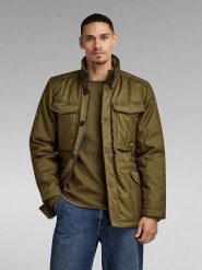 G-Star Kurtka przejściowa w kolorze khaki rozmiar: L. Brązowe kurtki G-Star, l, bez wzorów, bez kaptura. Za 358.29 zł.