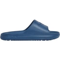 Klapki Pepe Jeans Beach Slide M P, Mężczyźni. Niebieskie klapki Pepe Jeans, z jeansu. Za 190.00 zł.