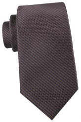 Krawat Męski - Angelo di Monti - Mikrowzór, Brąz z Granatem. Niebieskie krawaty i muchy Angelo di Monti, bez wzorów, z tkaniny. Za 45.00 zł.