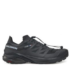 Buty do biegania Salomon. Czarne buty do biegania Salomon, bez wzorów, bez zapięcia, do biegania. Za 429.99 zł.