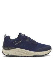 Skechers Sneakersy 237336NVY Granatowy. Niebieskie buty sportowe casual Skechers, bez wzorów, z materiału, bez zapięcia. Za 269.99 zł.