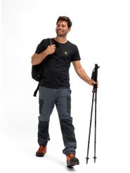 Maier Sports Spodnie funkcyjne "Stoneflex" w kolorze granatowym rozmiar: 48. Niebieskie spodnie treningowe długie Maier Sports, bez wzorów. Za 289.88 zł.