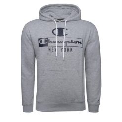 Bluza sportowa męska Champion 217994EM006. Szare bluzy z kapturem Champion, m, bez wzorów, z kapturem. Za 257.00 zł.