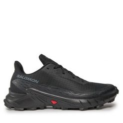 Buty do biegania Salomon. Czarne buty do biegania Salomon, bez wzorów, bez zapięcia, do biegania. Za 419.99 zł.