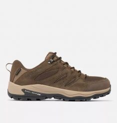 Buty COLUMBIA REDMOND IV LOW WP Brązowy. Brązowe buty turystyczne Columbia, bez wzorów, ze skóry, bez zapięcia, trekkingowe. Za 350.99 zł.