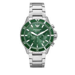 Zegarek Emporio Armani. Szare zegarki Emporio Armani, srebrne. Za 1,419.00 zł.